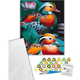 Набір для розпису Art Craft Качки мандаринки 40х50 см (11717-AC)