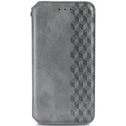 Шкіряний чохол-книжка Getman Cubic PU для Xiaomi 13 Pro Сірий