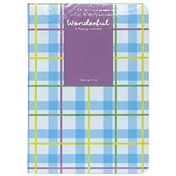 Блокнот A6 Bambi 6701-1 Wonderful твердый переплет, комбинированный 80 листов 10х14.5 см голубой