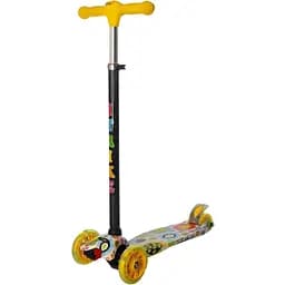 Самокат iTrike JR 3-055-L-WP6 складной желтый