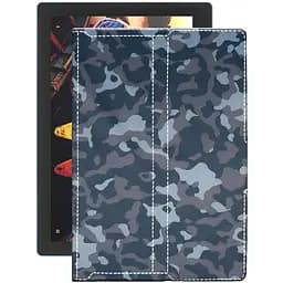 Чехол StatusCASE из экокожи для планшета Lenovo Tab 10 TB-X103f Хаки-синий