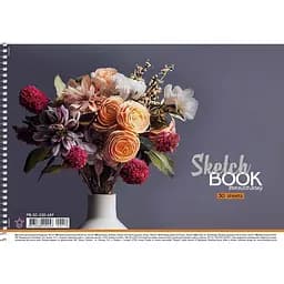 Альбом для малювання Star Букет квітів, 30 аркушів (PB-SC-030-459)