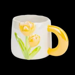 Чашка Elisey Жовті тюльпани 400 мл жовтий (4013-006)  