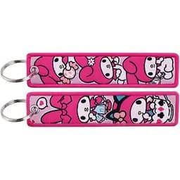 Брелок тканинний Хеллоу Кітті Май Мелоді Hello Kitty My Melody 10 см