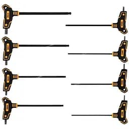 Набір ключів Vorel шестигранних з кульковим наконечником 8 шт. (56629)