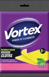 Серветки віскозні Vortex для прибирання, 5 шт.