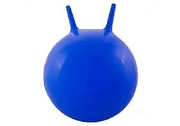 М'яч для фітнесу дитячий EasyFit 45 см із ріжками синій (EF-0380-BE)