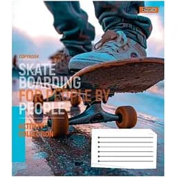 Зошит учнівський "Skateboarding" 1 Вересня 768174 24 аркушів Різнокольоровий