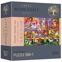 Пазл Trefl дерев'яний фігурний Чарівний світ 500+1 ел. (20156)