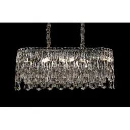 Кришталева люстра у хромі 80*30 Linisoln 7073-80*30