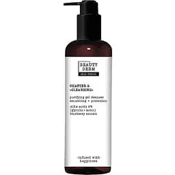 Очищаючий гель для вмивання з AHA-кислотами і чорницею Beauty Derm Skin Fiction Cleansing Gel 200 мл