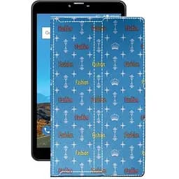 Чохол StatusCASE з екошкіри для планшету Bravis NB871 8 Фешн блакитний