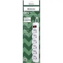 Мережевий фільтр живлення Defender DFS 155, 5 m (99493) - мініатюра 4