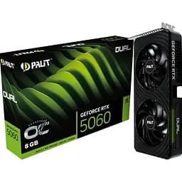 Відеокарта Palit GeForce RTX 5060 Dual OC 8GB (NE75060S19P1-GB2063D) UA [154533]