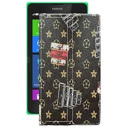 Чохол StatusCASE з екошкіри для планшету Nokia XL Луі-Вітон-коричневий