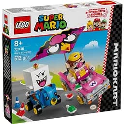 Конструктор LEGO Super Mario Mario Kart Wario и King Boo 512 деталей (72038)