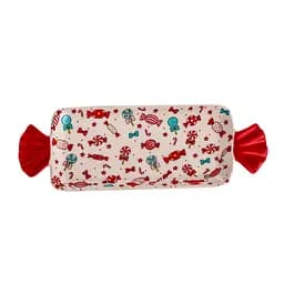 Блюдо сервірувальне новорічне для закусок Yiwu Merry Christmas 35×12.5 см прямокутне з ручками CR-1-29  - мініатюра 2