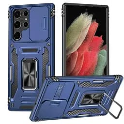 Ударостійкий чохол Camshield Army Ring для Samsung Galaxy S25 Ultra Синій / Navy