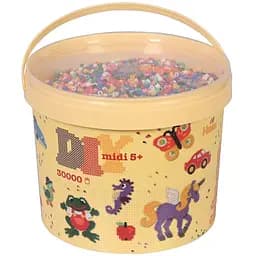 Термомозаїка Hama Набір кольорових намистин Midi 5+ 30000 шт. 10 кольорів