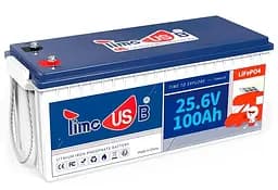 Акумуляторна батарея для ДБЖ Timeusb LiFePO4 24 V / 100 А*ч (Timeusb-24V100Ah)
