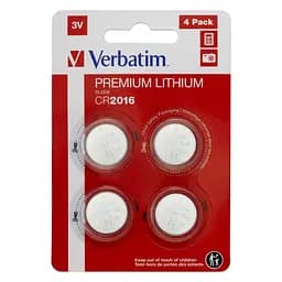 Батарейка Verbatim CR 2016 Lithium 3V x 4 (49531)
