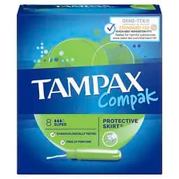 Тампони Tampax Compak Super Single з аплікатором, 8 шт. - мініатюра 2