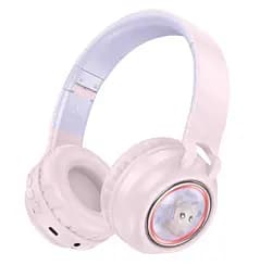 Наушники Bluetooth Главные Hoco W50 розовый