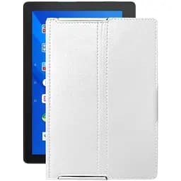 Чехол StatusCASE из экокожи для планшета Lenovo Tab E10 TB-X104L Белый