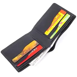 Чоловічий шкіряний гаманець Grande Pelle 11.5х9х0.7 см acs0015933 - мініатюра 3