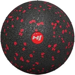 Массажный мяч Hop-Sport HS-S008MBR EPP 80 мм черно-красный