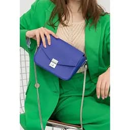 Жіноча шкіряна сумочка Yoko фіолетовий флотар