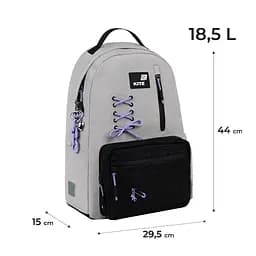Рюкзак для старшої школи Kite Education teens 949L Romantic Minimalism Сірий (K26-949L-1) - мініатюра 3
