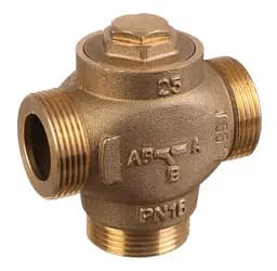 Триходовий термозмішувальний клапан Karro KR1134-1 1 1/4" DN25 55°C 30412