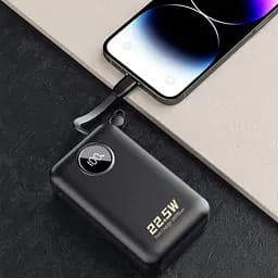 Павербанк Dudao Black 20 000 mAh / 22.5 Вт (6977196680016) - мініатюра 6