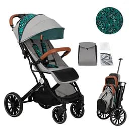 Прогулянкова коляска MoMi Estelle Dakar jungle, сірий (WOSP00022)