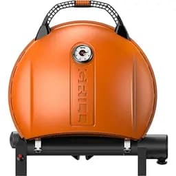 Портативний газовий гриль O-Grill 900 переносний, помаранчевий + шланг у подарунок!