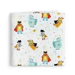 Пелюшки муслінові Cosas Superheroes 75x75 см, білі - мініатюра 2