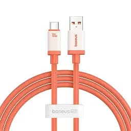 Кабель Baseus 0℃ Series Fast Charging Cable USB to Type-C 100W 1m P10368801731-00 Coral - мініатюра 2