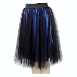 Юбка длинная с фатином S-M