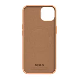 Силиконовый чехол с MagSafe для Apple iPhone 15, ICON2 MagCase, оранжевый, противоударный, панель с мягкой подкладкой, защита всего корпуса, поддержка беспроводной зарядки, совместим с защитными стеклами и пленками, ArmorStandart (ARM72734) - мініатюра 2