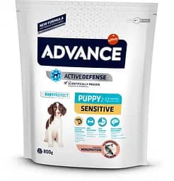 Сухий корм для собак Advance Dog Puppy Sensitive 0.8 кг для цуценят усіх порід з чутливим травленням