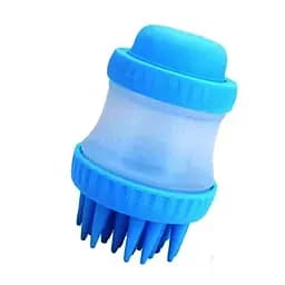 Масажна силіконова щітка з дозатором для шампуню Cleaning Device