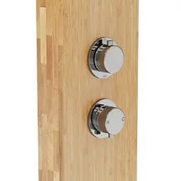 Душова панель Corsan Bali bamboo хром B231MCH - мініатюра 4