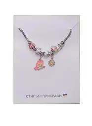 Набір дитячої біжутерії B4324, браслет із шармами типу пандора, Ціна за 1 набір, в пакеті (6923002043247) Вид 10