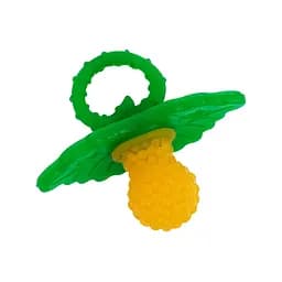 Пустышка-прорезыватель "Ягодка" Mega Zayka MGZ-0419(Yellow) текстурная