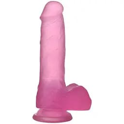 Фаллоимитатор Lovetoy Jelly Studs Crystal 17.5 см фиолетовый