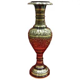 Ваза бронзова чорна 92.5х21х21 см