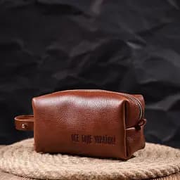 Чоловіча шкіряна косметичка GRANDE PELLE 15х8х7 см sum0020990 - мініатюра 6