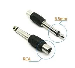 Конвертер Jack 6.3 (папа) / RCA (мама) Mono