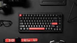 Клавіатура Lemokey X4 84Key Keychron Red USB-A QMK/VIA Hot-Swap EN/UKR RGB Black (X4-H1-UA) - мініатюра 5